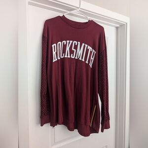 Men's XL long sleeve shirt Maroon